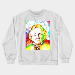 Leopold von Ranke Colourful Portrait | Leopold von Ranke Artwork 11 Crewneck Sweatshirt